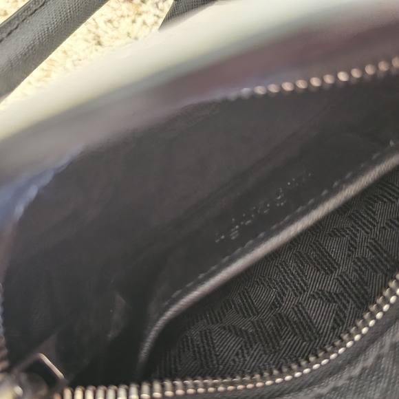 Michael Kors Black and Silver Women's Mini Bag - Picture 5 of 7